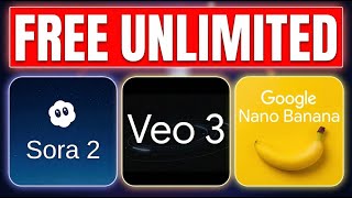Veo 3.1 fast, sora 2 & Nano Banana Pro(All in One) FREE Unlimited Access