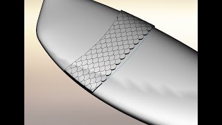 84 урок SOLIDWORKS чешуя на рыбке 84 урок SOLIDWORKS чешуя на рыбке
