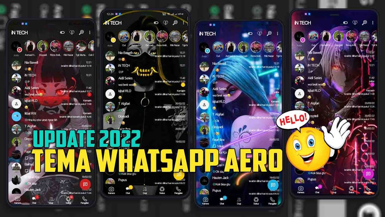 KUMPULAN TEMA WHATSAPP AERO KEREN UPDATE TAMPILAN TERBARU 2023