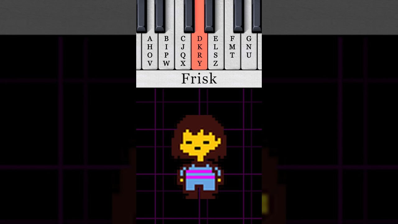 Kris VS Frisk | Who has the best jingle? #deltarune #piano #jingle