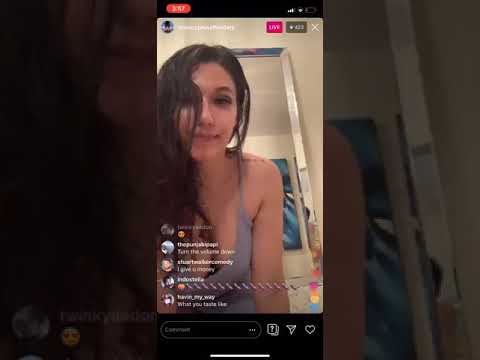 Miss.Cyprus twerking on Instagram live.