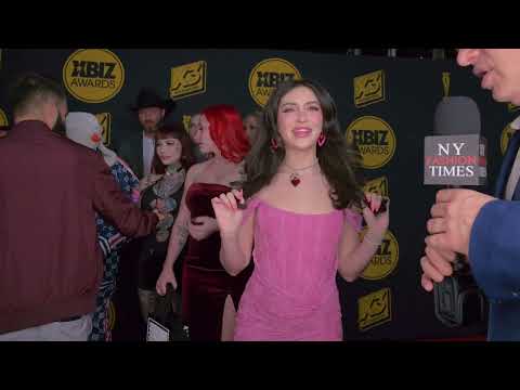 Jane Wilde at the Xbiz Awards Red Carpet in Hollywood, CA