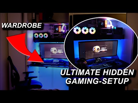 I built the Ultimate Hidden PC Setup | coming out of the closet