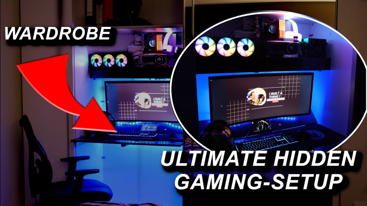 Hidden PC Setup | coming out of the closet - YouTube