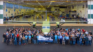 Textron Aviation Rolls Out 1St Production Cessna Skycourier Large Utility Turboprop Aircraft