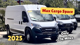 2025 RAM ProMaster 2500 High Roof Cargo Van (23k Miles) | For Sale San Luis Obispo