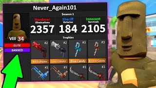 Richest BANNED Accounts in Murder Mystery 2!