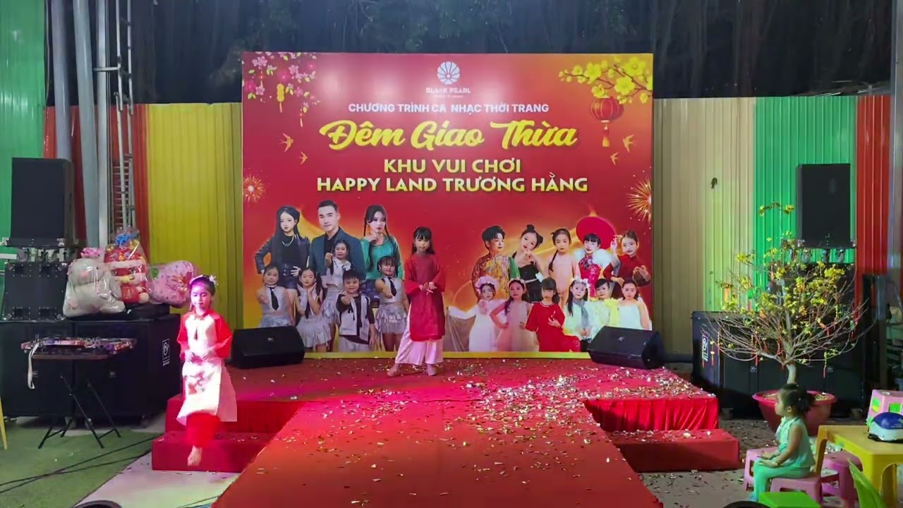 TIẾT MỤC ÁO DÀI KIDS TẠI ĐÊM GIAO THỪA HAPPY LAND BÌNH MINH - VĨNH LONG | BLACK PEARL ACADEMY