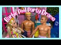 Alexis brings her new friend to the pool party doll drama barbie dreamhouse stories