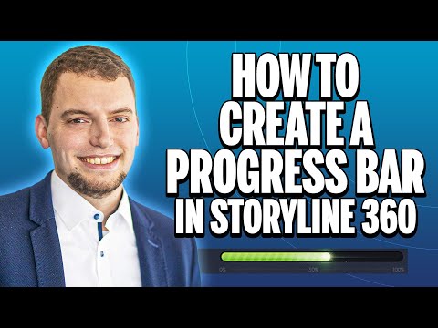 How to create a progress bar in Articulate Storyline - using only one built-in variable