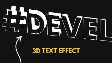Amazing 3D Text Hover Effects with Text Stroke in Elementor/WordPress | Elementor Tips and Tricks