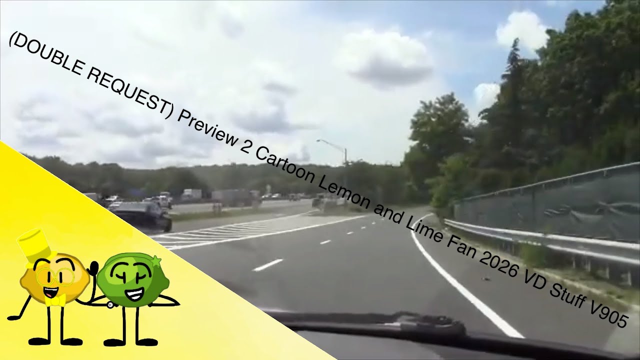 (DOUBLE REQUEST) Preview 2 Cartoon Lemon and Lime Fan 2026 VD Stuff V905