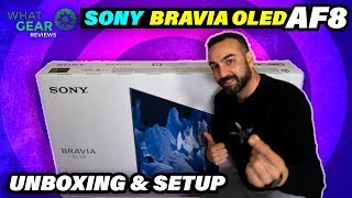 Sony Bravia OLED AF8 | A8F - UNBOXING & SETUP screenshot 1