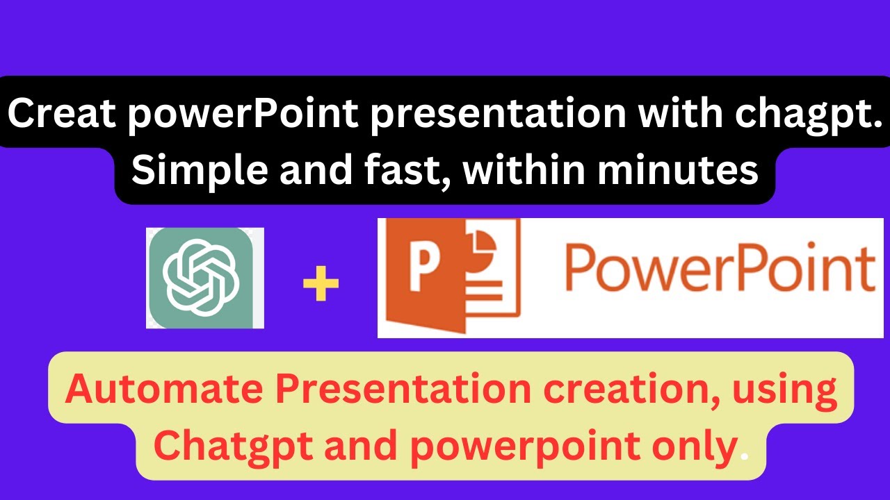 Automate PowerPoint: Create Stunning Presentations with ChatGPT – A Step-by-Step Guide