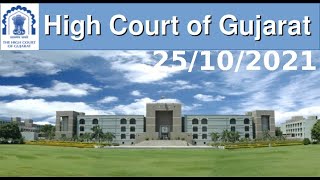 25th OCTOBER 2021 - COURT OF HON'BLE MR. JUSTICE S.H.VORA, GUJARAT HIGH COURT