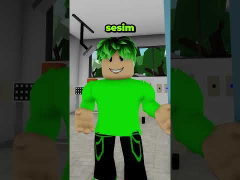 Sesim Değişti 🤫 Hıyar Oyunda #roblox #brookhaven