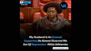 My Husband Is An Arsenal Supporter; He Almost Divorced Me- Millie Odhiambo