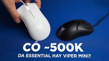 So sánh chi tiết chuột Razer siêu rẻ Deathadder Essential và Viper Mini!