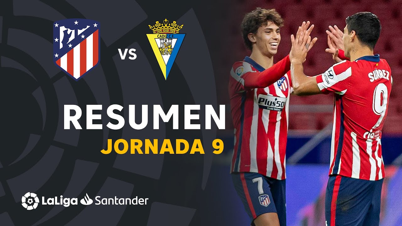 Cronología de atlético de madrid contra cádiz club de fútbol