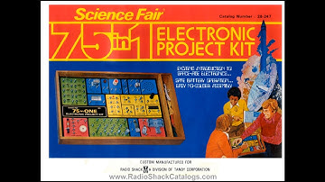 Radio Shack Science Fair 75 in 1 Electronic Project Kit Manual (75-in-1)