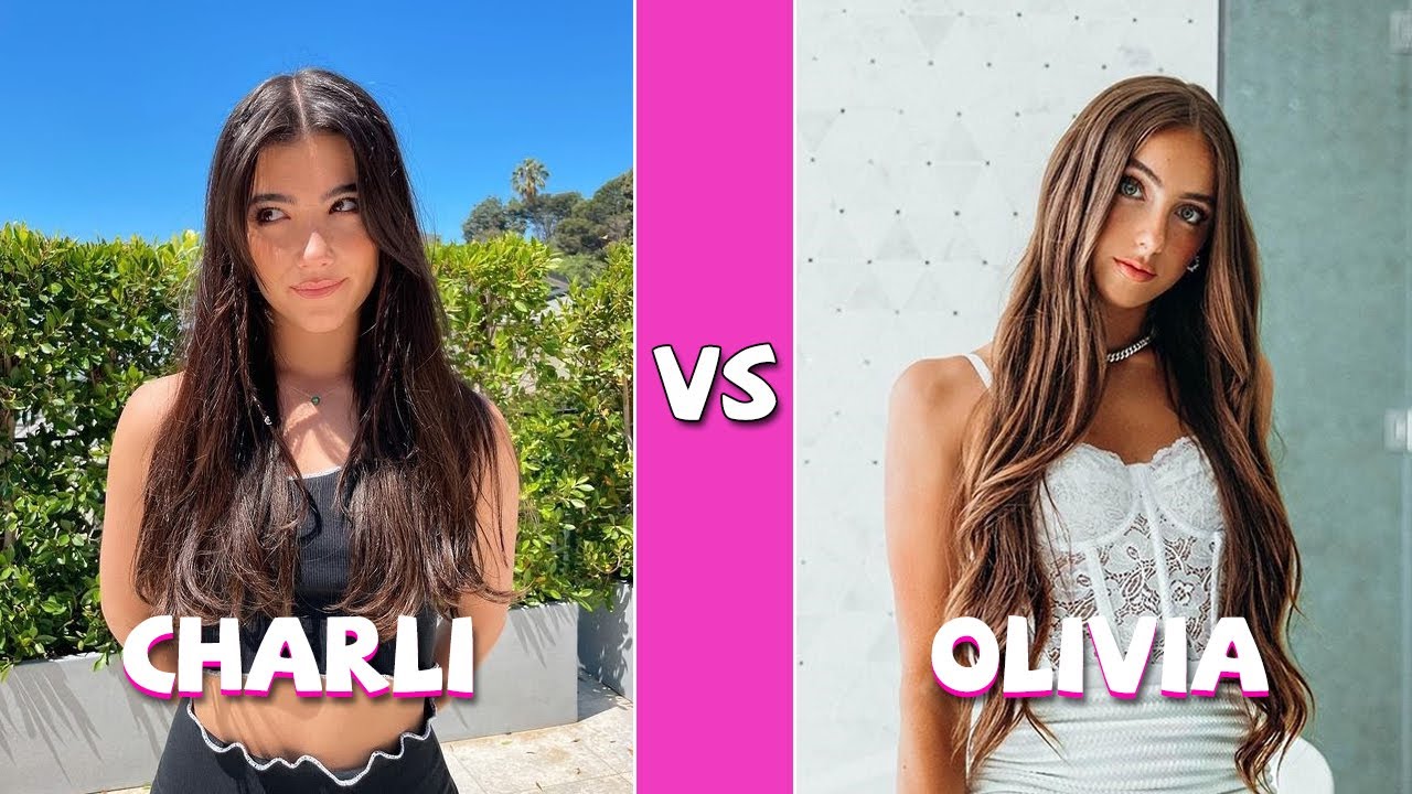 Video Charli Damelio Vs Olivia Alboher Tiktok Dances Compilation 