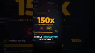 1 Reply = 150 Likes #algorithm #coding #socialmedia #socialmediatips #tech #twittertips #xapp