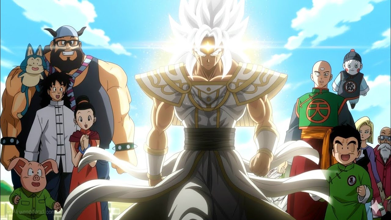 #7 Goku Golden instinct 3 emerges and faces over 100 angels at once. End of the Destroyers. 