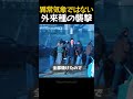 異常気象ではない外来種の襲撃