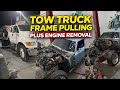 TOW TRUCK FRAME PULLING ON MY 1971 BUICK SKYLARK
