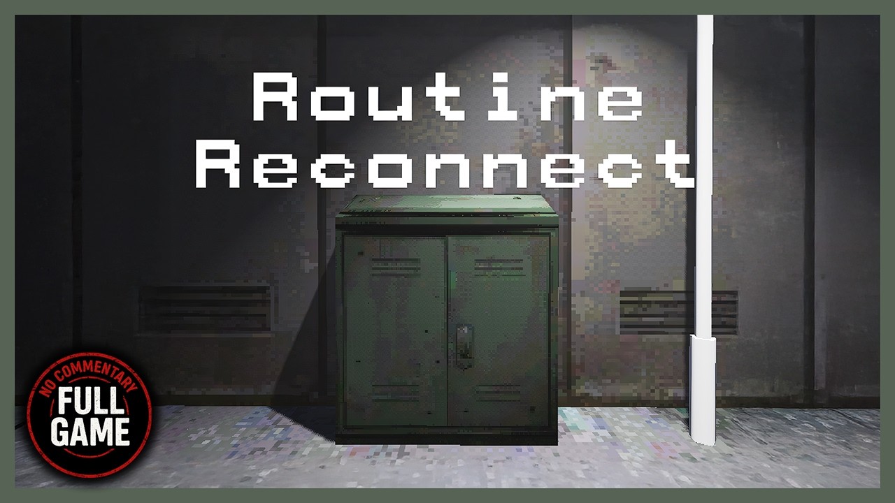 Routine Reconnect (itch.io) - Indie Horror Game (No Commentary) PC