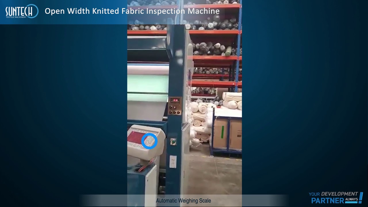 SUNTECH Knit Fabric Inspection Machine ST-KFIM-01-II - YouTube