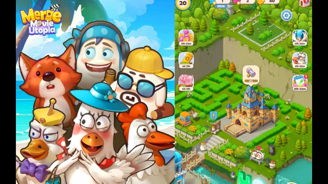 Merge Movie Utopia | Level 20  Part 11 🪿🦆