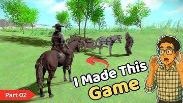 I Made a Unity Game Inspired by Red Dead Redemption 2 🤠| Game Development in Hindi | Game Devlog 02