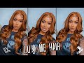 Bronze Brown Loose Wave T part Wig | Luv Me Hair