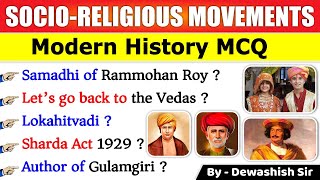 Socio Religious Movements | सामाजिक धार्मिक आंदोलन | History MCQ | History GK | Dewashish Sir screenshot 5