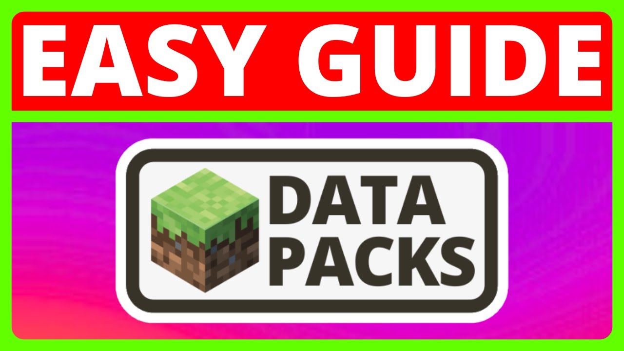 Java Data Pacts How To Get Data Packs For Minecraft Java | Minecraft Data Packs - YouTube