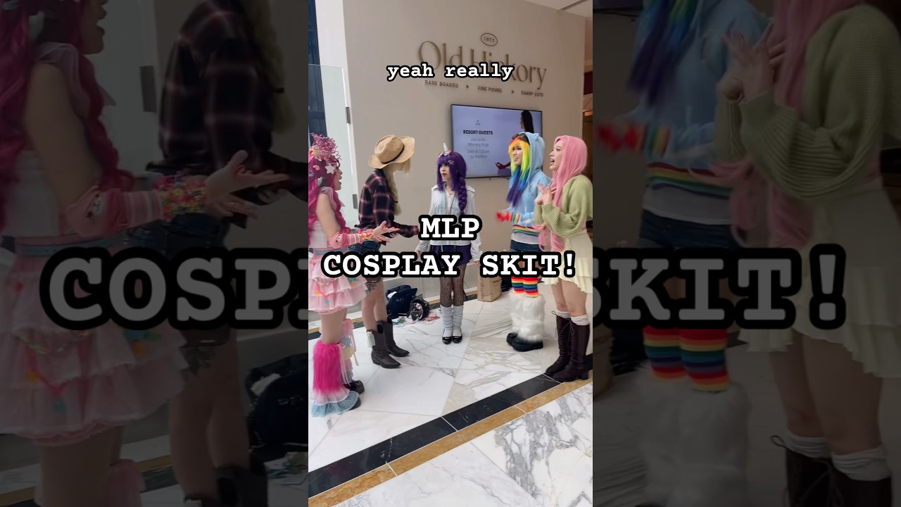 My little pony cosplay skit! #mlp #cosplay #mylittlepony #mlpcosplay #mylittleponyfriendshipismagic
