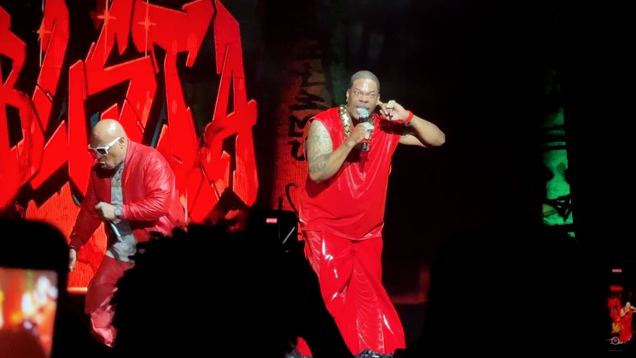 Busta Rhymes performing at Missy Elliott's OUT OF THIS WORLD tour @ Crypto.com Arena Los Angeles