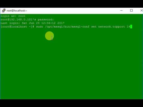 Change the port where SQL Server will listen for connections on SQL Server on Linux