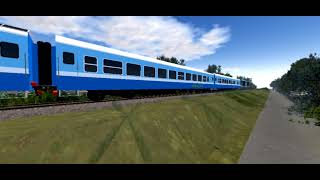 D20E 003 kéo tàu khách đi qua nhà dân screenshot 5