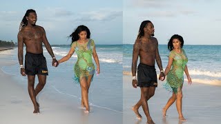 Cardi B, Offset &amp; Kulture take a trip for Valentines Day: Part 1