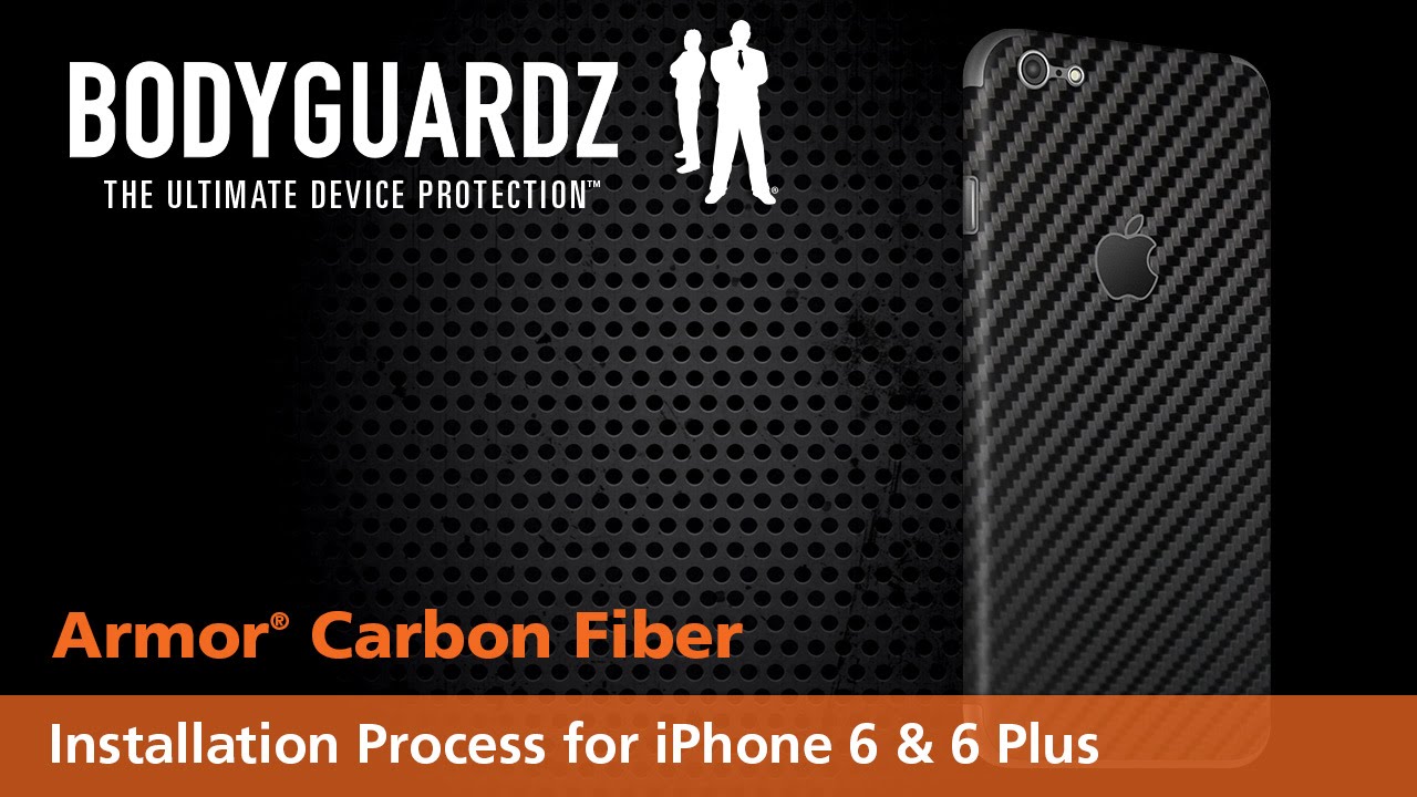 How to Install Armor Carbon Fiber for Apple iPhone 6 | BodyGuardz