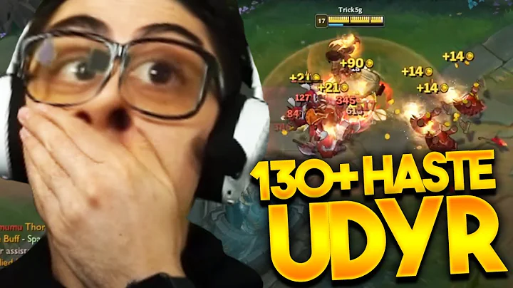 THIS UDYR HASTE BUILD IS F%#@N BROKEN! 130+ ABILITY HASTE @trick