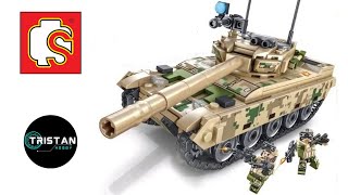 Sembo Block 105562 The VT-4 Main Battle Tank | LEGO Alternative | Speed Build
