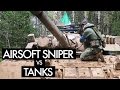 Airsoft War with Tanks - Sniper Scopecam Gameplay - Russian Strikeball Wargame 9