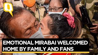 Emotional Mirabai Chanu Welcomed By Thousands of Fans In Her Home Town | The Quint