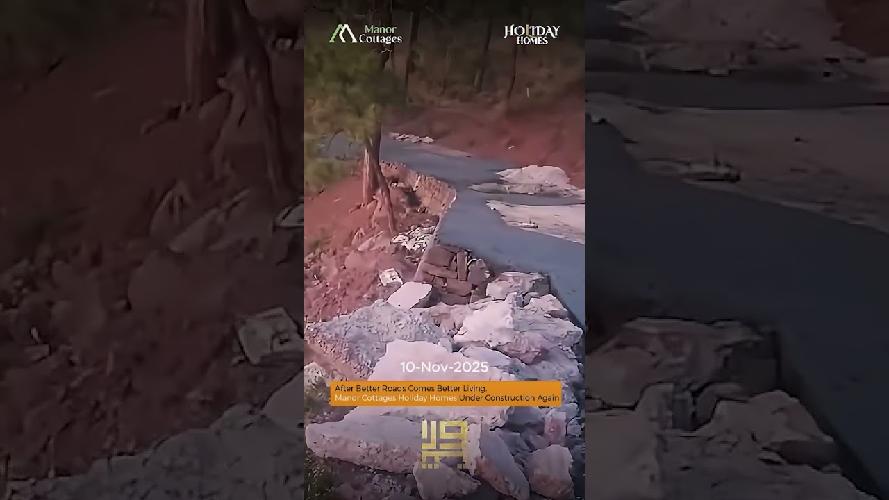 Manor Cottages Construction Update, Holiday Homes Murree | Work Resumes After Road Upgrades