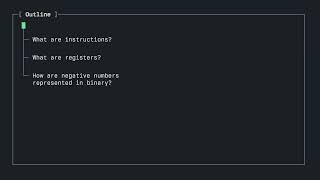L02-01 Introduction to Instructions and Binary