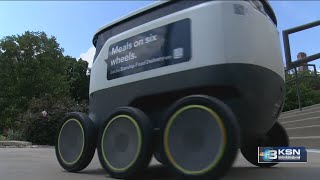 Wichita State brings food delivery robots to campus