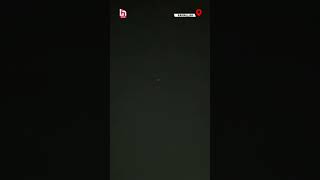 Füzeler Batı Şeria Semalarında İran’ın Fırlattığı Füzeler Ramallah’tan Böyle Görüntülendi